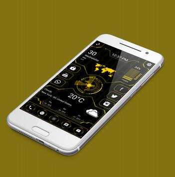 Futuristic hi-tech Launcher 2018 screenshot 2