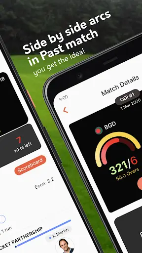 Live cricket scores, unique cricket app cricsmith screenshot 2