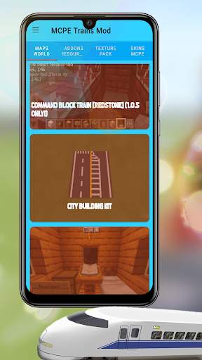 MCPE Trains Mod screenshot 4