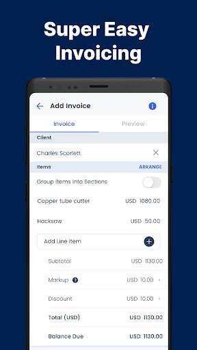 Easy Invoice & Estimates Maker screenshot 2
