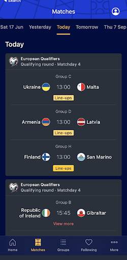 EURO 2024 & Women's EURO 2025 screenshot 1