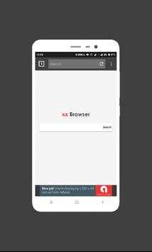 xx Browser - Fast Internet screenshot 1