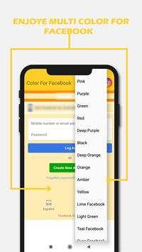 Lite for Facebook | Multi color for FB screenshot 5