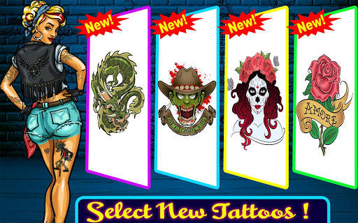 Ink Tattoo Maker Games: Design Tattoo Games Studio screenshot 1