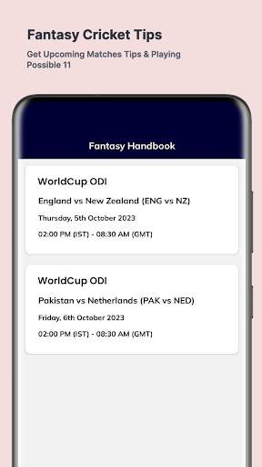 Cricket WorldCup Schedule 2023 screenshot 3