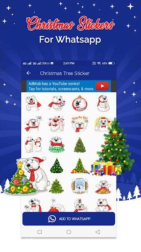 Santa Claus Stickers for WhatsApp screenshot 1