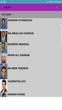 Afghanistan Cricket Team screenshot 2