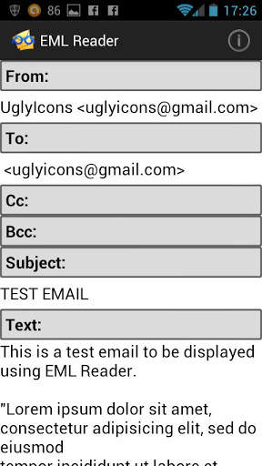 EML Reader FREE screenshot 2