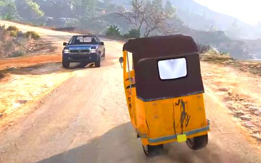 Tuk Tuk Rickshaw Driving Offroad Auto Game screenshot 2