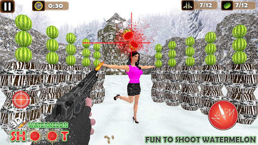 Target Watermelon Shoot 3D: Fruit Cut Games 2020 screenshot 4