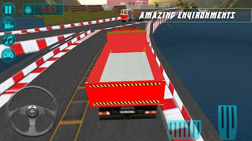 Cargo Truck Driving Offroad 3D screenshot 4