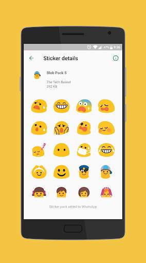 Blob is Back - Stickers For Chat - WAStickerApps screenshot 1
