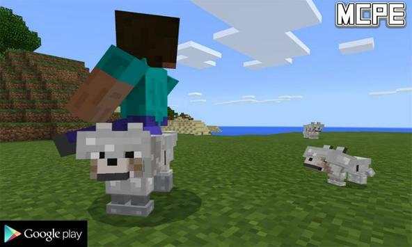 Armored Wolf Mod for MCPE screenshot 2