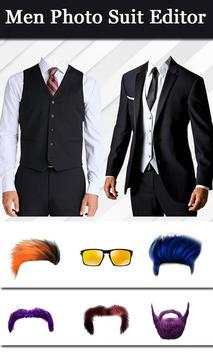 Men Photo Editor -Hairstyle, Beard, Mustache, Suit 1 تصوير الشاشة