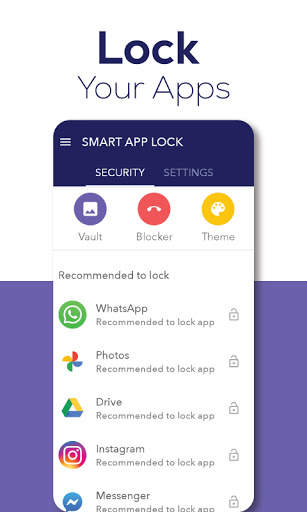 Smart App lock Fingerprint 2 تصوير الشاشة