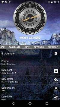 Steel Clock Analog Widget स्क्रीनशॉट 3