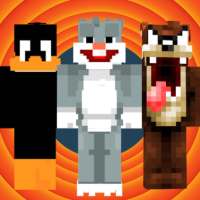 Looney Tunes Skin on Minecraft logo