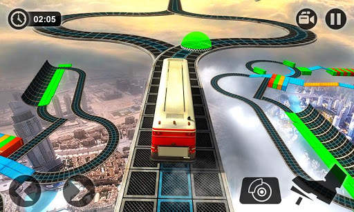 Impossible Sky Bus Driving Simulator Tracks 2018 screenshot 3
