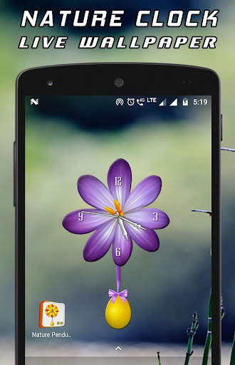 Nature Clock Live wallpaper screenshot 8