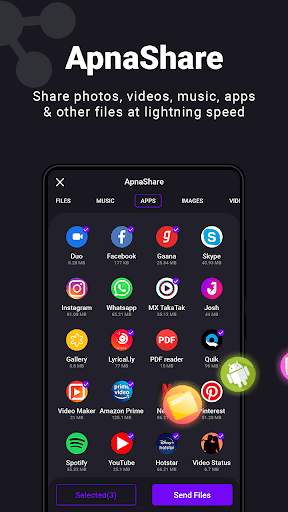 File Transfer -Transfer Apps, Video, Movies, Audio screenshot 2