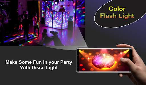 Color Flashlight: led color light, disco light screenshot 4
