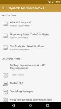 Sapling Learning screenshot 4