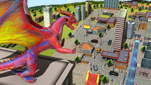 Wild Flying Dragon Attack Simulator screenshot 3