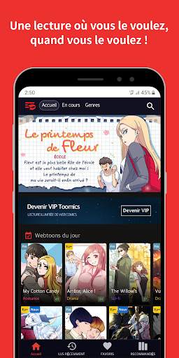 Toomics - Webcomics de qualité screenshot 1