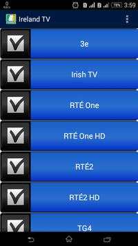 Ireland TV Channels स्क्रीनशॉट 1