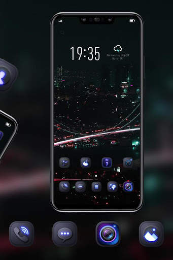 Landscape theme colorful neon building screenshot 3