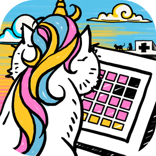 Cat Nonogram - Challenge, puzzle, number games icon