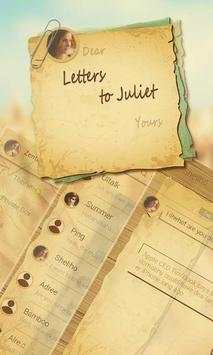 FREE - GO SMS LETTERS THEME screenshot 1
