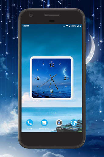 Moonlight Clock Live Wallpaper screenshot 4