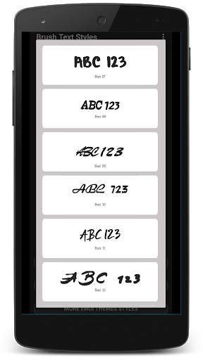 Brush Fonts for Huawei / Honor / EMUI screenshot 2
