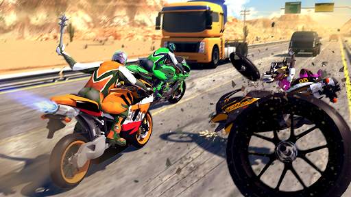 Crazy Bike War Stunt Rider, Motorcycle Racing Game screenshot 2
