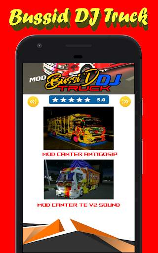 Mod bussid truk canter dj mino screenshot 6