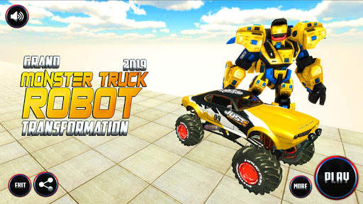 Real Robot Transform Monster Truck Fight screenshot 1