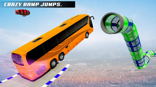 Modern Coach Bus Driving: US Coach Stunt Games screenshot 1