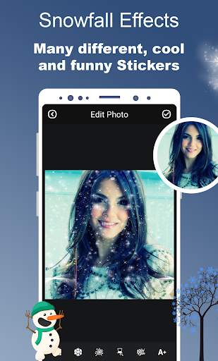 Snowfall Editor - Snowfall Photo Effects screenshot 3