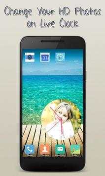 HD Photo Clock Live Wallpaper - My Photo On Clock screenshot 5