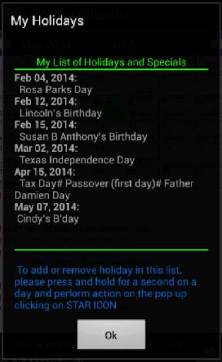 Holiday Calendar 2024 screenshot 19