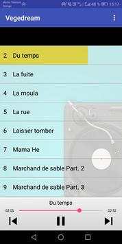 Vegedream Chansons screenshot 1