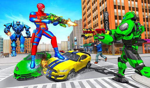 Top Speed Hero Police Robot Cop Gangster Crime screenshot 8