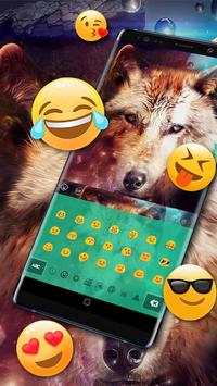 Keyboard Live Ice Wolf screenshot 3