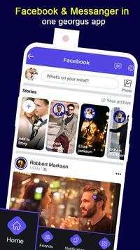 Swipe Faster for Facebook & Messenger 2020 screenshot 1