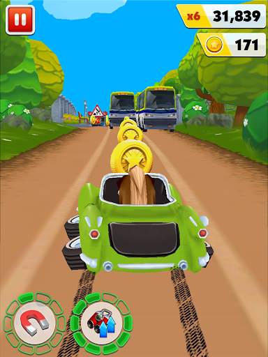 Pony Craft Unicorn Car Racing screenshot 13