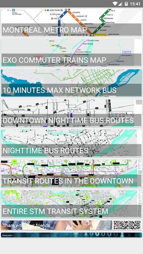 MONTREAL METRO/BUS/STM/EXO MAP OFFLINE screenshot 1