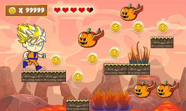 Saiyan Goku Battle Adventure screenshot 3