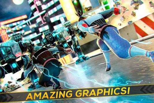 Go Ninja! Funny Robot Shooter screenshot 2