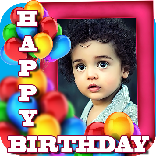 Birthday Greeting Cards Maker: Create photo frames icon